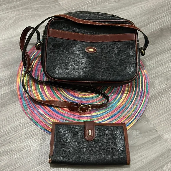 Bally | Bags | Vintage Bally Crossbody Bag Wallet Set | Poshmark